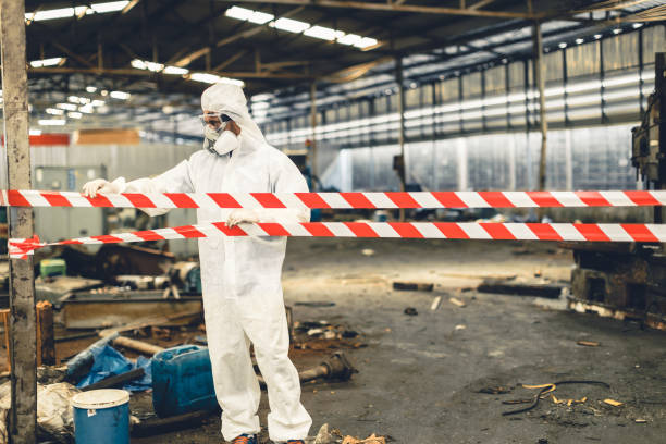 Professional Hoarding Cleanup technician working in Covington, TN